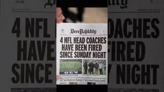 4 NFL Coaches FIRED Overnight! 😱#nfl #news #football #shorts  #sports