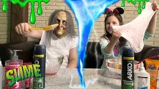 ТЕЛЕПАТИЯ СЛАЙМ ЧЕЛЛЕНДЖ /ЛИЗУН ИЗ СЛУЧАЙНЫХ ингредиентов TWIN TELEPATHY SLIME CHALLENGE /Алька