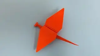 How to Make a Paper Dragonfly ( Origami Dragonfly ) Kagaj Dragonfly Craft 