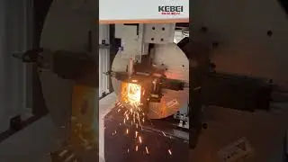 6kW Metal Tube Laser Cutting | Kebei Laser #fiberlasercuttingmachine