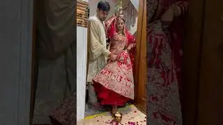 Griha pravesh ❤️ #ramrajmae #wedding #maeramishra #maeramishrawedding