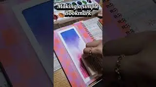 Making a simple Bookmark #art #calligraphy #design #sky #quote #customized