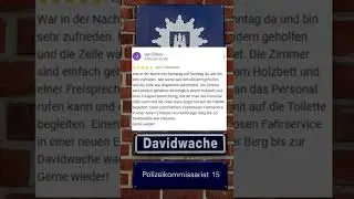 Lustige Google Bewertungen Davidwache Hamburg St. Pauli