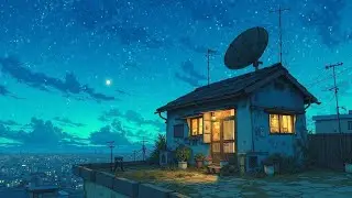 Вид с крыши Токио для глубокого сна и фокуса - Успокаивающая Lofi музыка для учебы, работы и мира