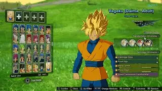 Dragon Ball Sparking Zero - Vegeku SSJ (DAIMA-Adult) VS Violet Swordsman
