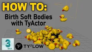 Birth Multiple Soft Bodies with TyFlow | 3dsMax
