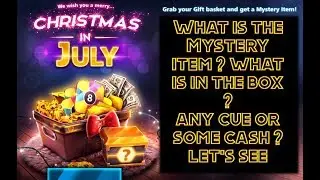 8 Ball Pool Mystery Box ( Surprise item ) Christmas in July | What is in the Box ? | 🤔