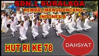 SPEKTAKULER SDN 1 SURALAGA TAMPIL MEMUKAU DI TINGKAT KABUPATEN PADA HUT RI KE 78