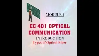 Optical Communication | Module 1| Introduction - Types of Optical Fiber