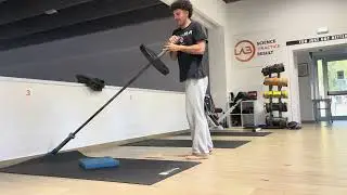 landmine base position clean + press