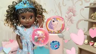 Baby Alive Princesa Ellie Leva sua Lol  para uma Linda Viagem ! Filme Infantil