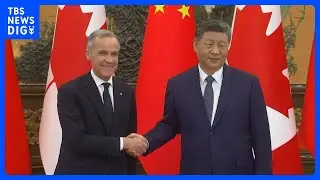 中国の習近平国家主席とカナダのカーニー首相が会談　相互に関税の引き下げで合意｜TBS&nbsp;NEWS&nbsp;DIG
