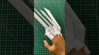 Wolverine Claws Origami Paper | Origami Cakar Wolverine #origami #origamicraft #wolverine