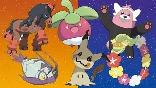 Pokemon Sun and Moon - Six New Pokemon Revealed
