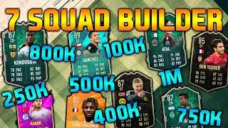 FIFA 20 SQUAD BUILDER 100K 250K 400K 500K 750K 800K 1M HYBRID SQUAD BUILDER FIFA 20 TEAMS