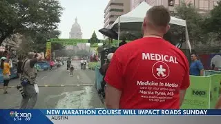 New Austin Marathon course will impact roads Sunday