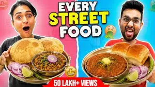 😋 We Tried EVERY Indian STREET FOOD 😋