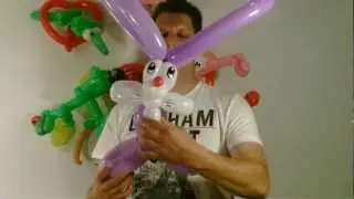 Ballon Hase Osterhase, balloon rabbit easter bunny, Modellierballon Ballonfiguren Animals Tiere
