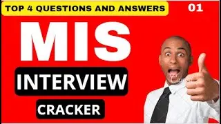 Excel Job Interview | Data Analyst Interview | MIS Executive Interview in Hindi