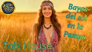 Bayas del sol en la Pampa | Argentine Folk House por IA