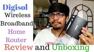 Digisol DG-HR3400 300Mbps Wireless Broadband Home Router review and unboxing