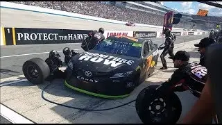 NASCAR Pit Stop In Slow Motion
