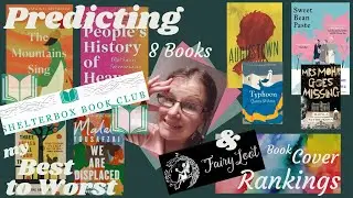 Book Box Predictions: Guess my fave Shelter bookclub book! Ranking Fairyloot & Shelter cover art