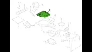 Moldura Alavanca C&acirc;mbio Steptronic Original BMW X151169235799