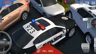 Police Car Stucked Between Veichles 🚔🚧 | Police Sim 2022 Gameplay | CNN GAMINGS