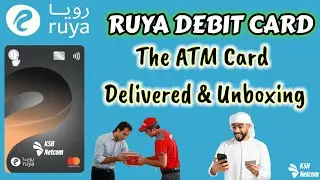 RUYA Debit Card Delivered & Unboxing | Ruya Zero Balance Account | Debit Card Activation | Aramex