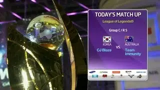 WCG2013 Stage A : League of Legends - CJ Blaze vs Team Immunity