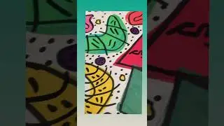 Experimenting with acrylic marker