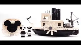 Mickey Mouse Steam Boat - 21317 - Lego Copy