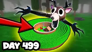 I Built THE SMALLEST BASE in 99 Nights in the Forest! (Roblox)