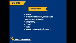 Bradley-Morris, Inc. Military Transition Seminar: Career College 101 (CC 101)
