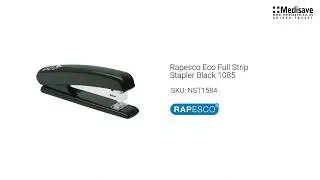 Rapesco Eco Full Strip Stapler Black 1085 NST1584