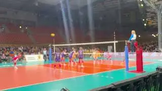 Последната точка на срещата ВК Марица Пловдив и Девелопрес Жешов в Пловдив на 28.01.2026