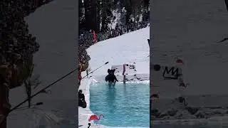 Why Are Skiers Jumping Into Freezing Ponds in Costumes? #travel