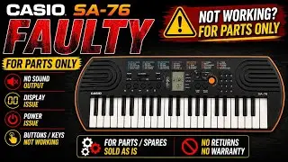 Faulty Casio SA-76? Turn It Into Gold (Parts)#casiokeyboard
