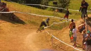 2010 Val di Sole World Cup DH - Marc Beaumont 1st Place