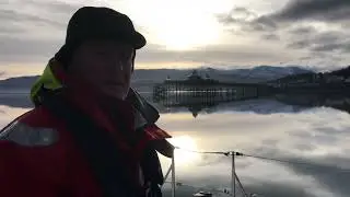 Winter Sailing in North Wales: Bangor Pier from the Menai Straits iPhone Vidoe