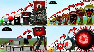 EVOLUTION OF SIMON YELLOW SPRUNKI, MR TREE, MR SUN SPRUNKI ALL PHASES,  In Garry's Mod!