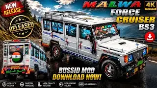 Brand New Release Force Cruiser BS3 Malwa GJ Mod Download Bus Simulator Indonesia