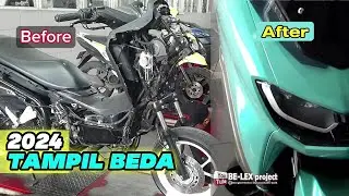 MERAKIT SENDIR FULL COVER BODY BLUE Cyan All New Nmax