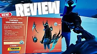 *NEW* ABSENZ SKIN + ABYSSAL BLADE PICKAXE GAMEPLAY & REVIEW IN FORTNITE! VOIDLANDER STARTER PACK
