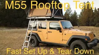 M55 Adventure Series Rooftop Tent - Freespirit Recreation Fast Set Up Roof Top Tent - Car Camping
