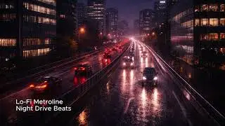 Night Drive Beats 🌃 Rainy City Lights Lo-Fi for Late Night Focus (48m)