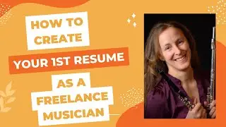What you need on your resume as a freelance musician.
