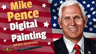 Mike Pence Drawing | Speed Painting