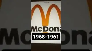 l'evoluzione del logo del Mcdonald